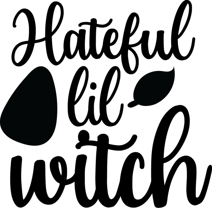 Motivtransfer 4349 hateful lil witch