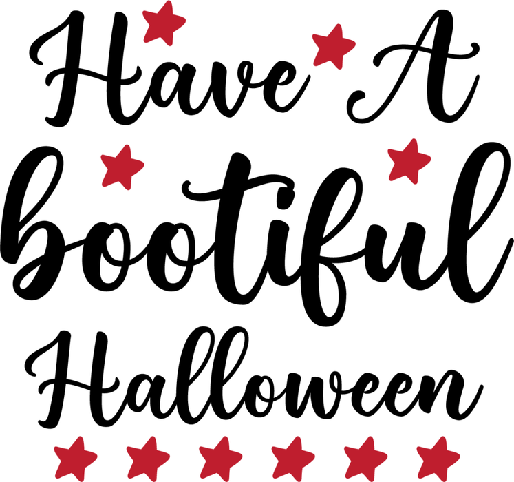 Motivtransfer 4350 have a bootiful halloween