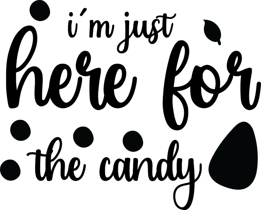 Motivtransfer 4363 im just here for the candy