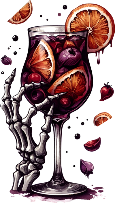 Motivtransfer 4469 skeleton drink