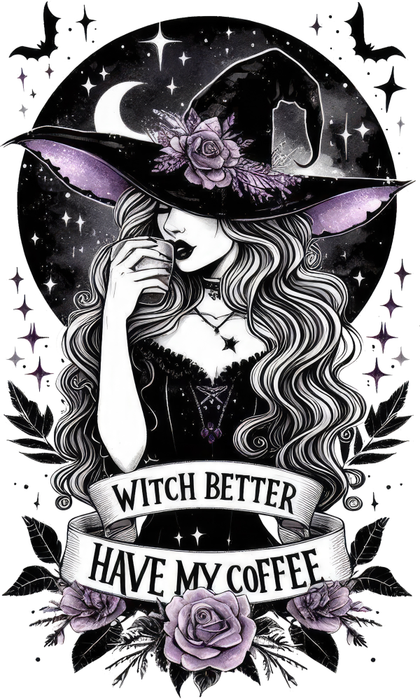 Motivtransfer 4546 Witch better have my coffee