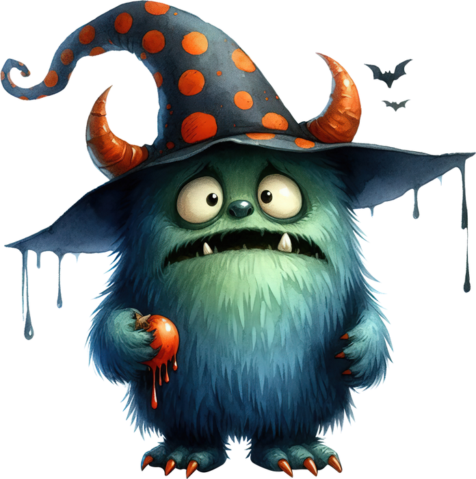 Motivtransfer 4552 Monster mit Hut
