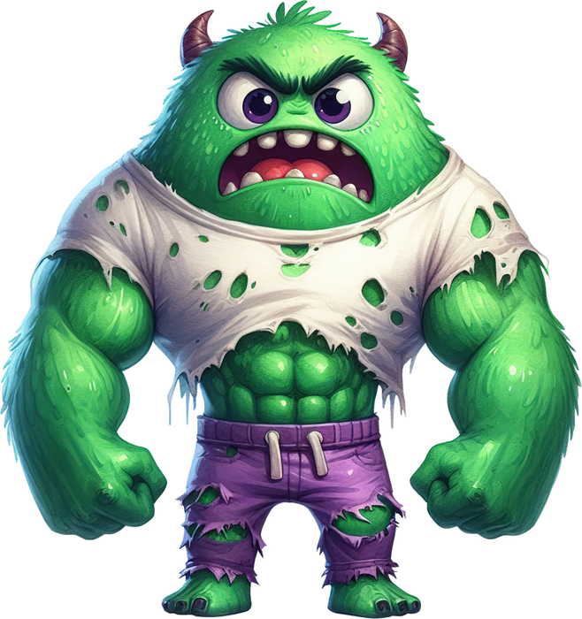 Motivtransfer 4554 Grünes Monster