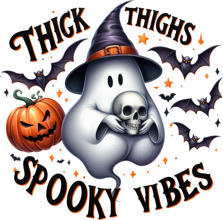 Motivtransfer 4624 Thick thighs spooky vibes