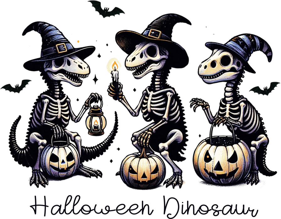 Motivtransfer 4639 Halloween Dinosaur