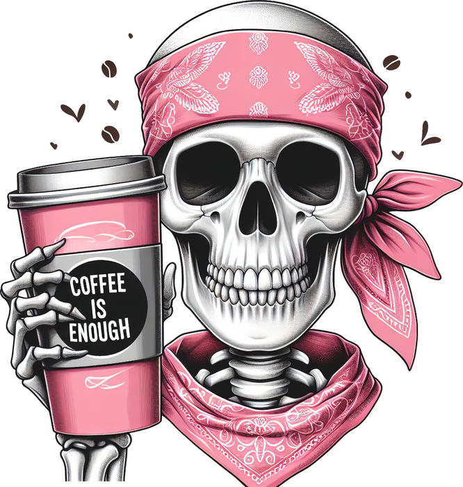 Motivtransfer 4645 Coffee is enough