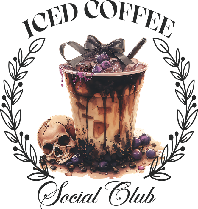 Motivtransfer 4705 Iced Coffee Social Club