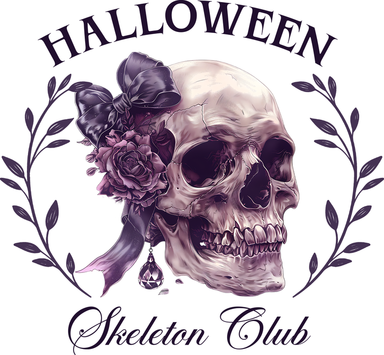 Motivtransfer 4721 Halloween Skeleton Club