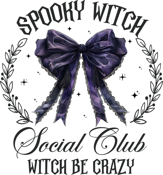 Motivtransfer 4722 Spooky Witch Social Club