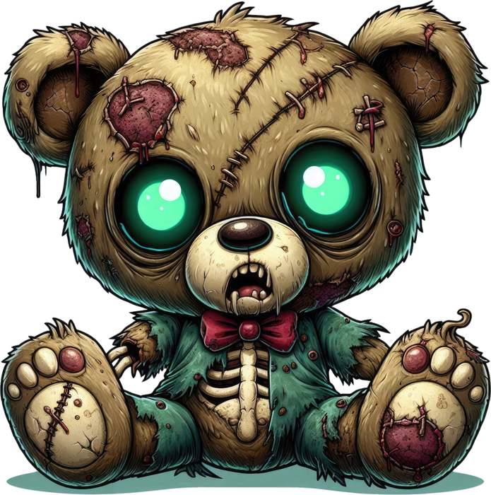 Motivtransfer 4748 Zombie Teddy