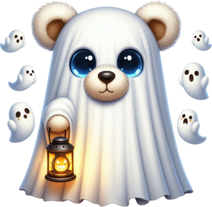 Motivtransfer 4752 Teddy als Gespenst