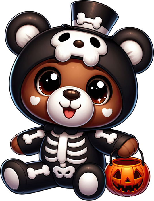 Motivtransfer 4759 Süsser Skelettteddy