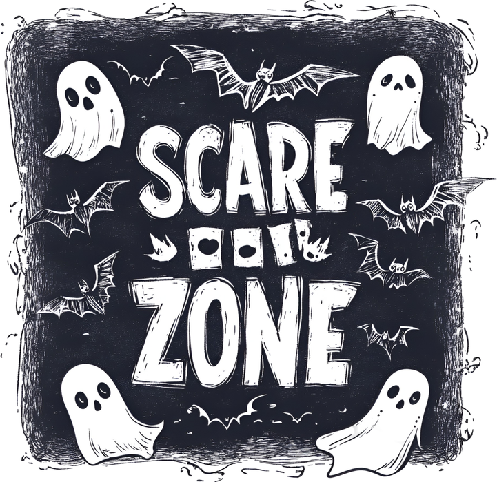 Motivtransfer 4797 Schild Scare Zone