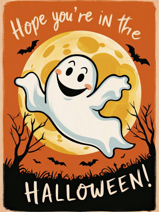 Motivtransfer 4808 Plakat Hope youre in the Halloween