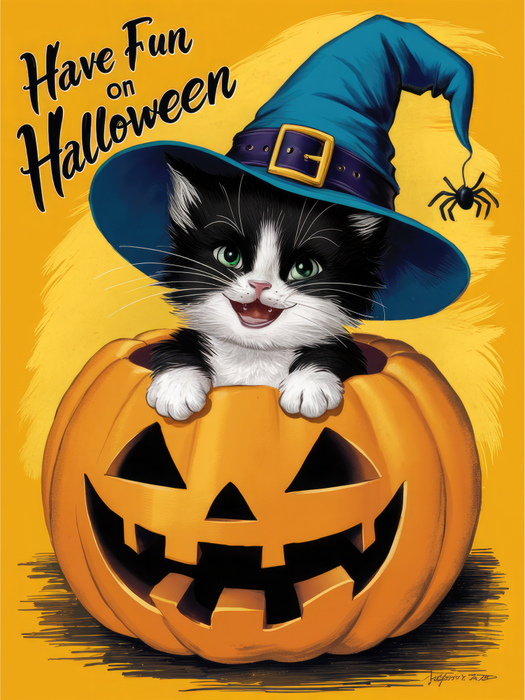 Motivtransfer 4811 Plakat Have fun on Halloween