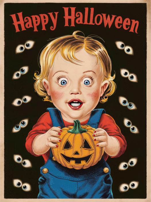 Motivtransfer 4812 Plakat Happy Halloween