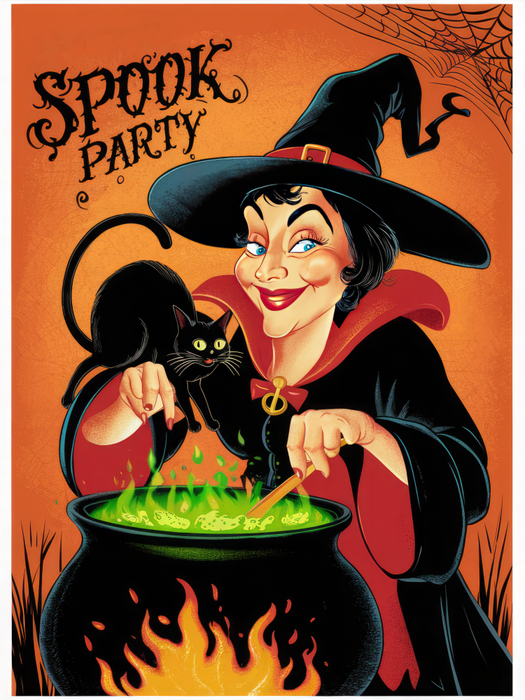 Motivtransfer 4838 Plakat Spook Party