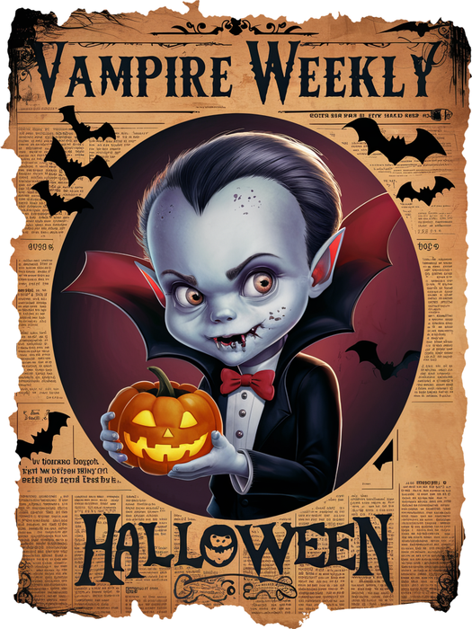 Motivtransfer 4841 Zeitung Vampire Weekly