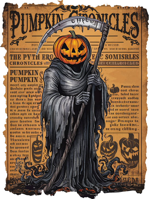 Motivtransfer 4842 Zeitung Pumpkin Chronicles