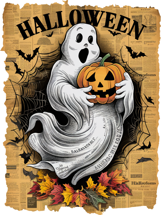 Motivtransfer 4843 Zeitung Halloween
