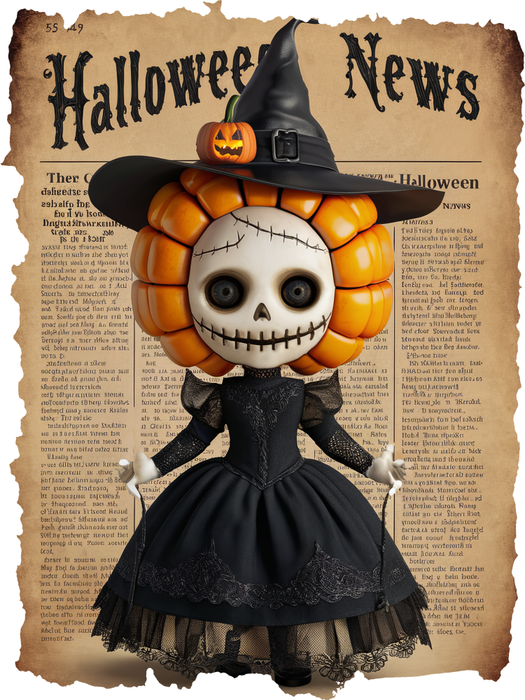 Motivtransfer 4844 Zeitung Halloween News