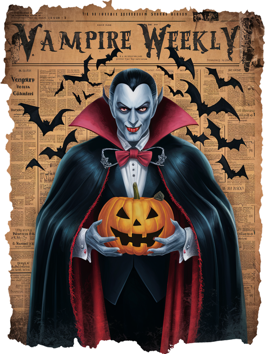 Motivtransfer 4848 Zeitung Vampire Weekly
