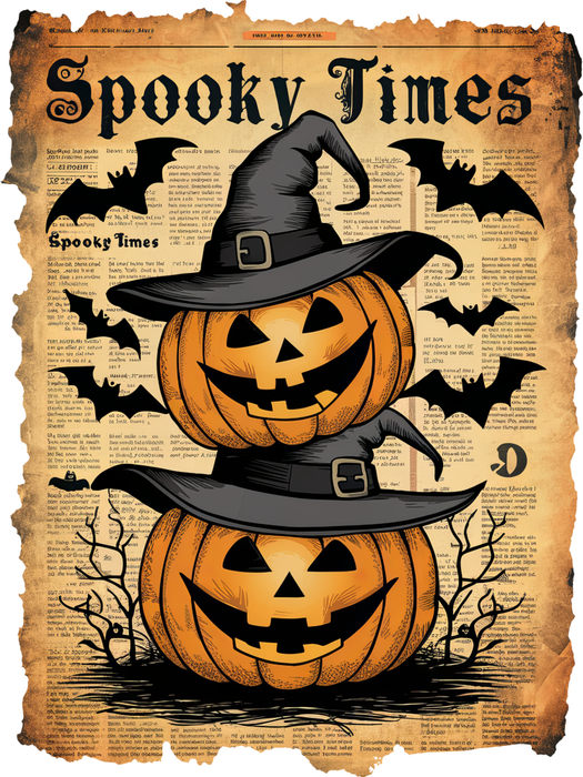 Motivtransfer 4849 Zeitung Spooky Times