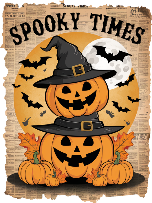 Motivtransfer 4850 Zeitung Spooky Times