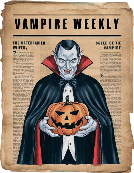 Motivtransfer 4863 Zeitung Vampire Weekly