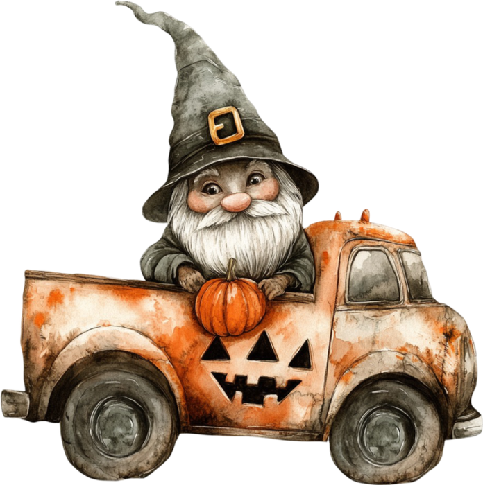 Motivtransfer 4980 Gnom Halloween Car