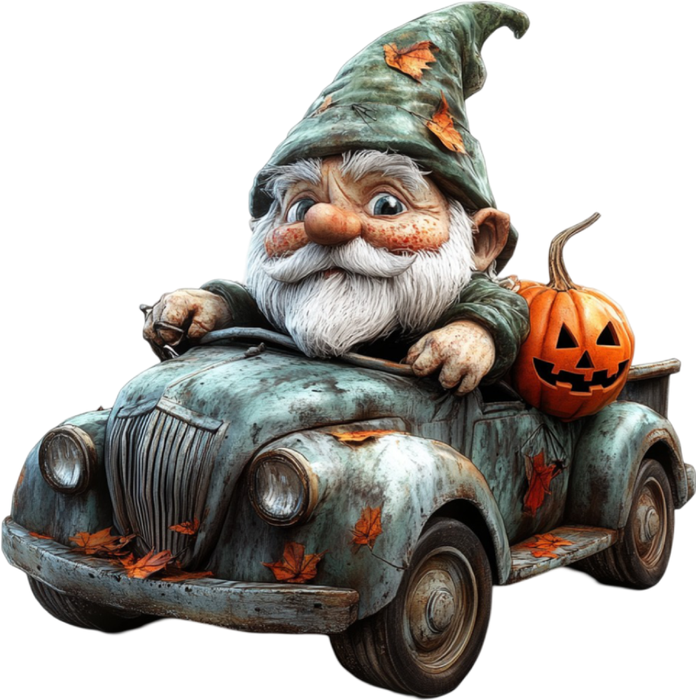 Motivtransfer 4985 Gnom Halloween Car