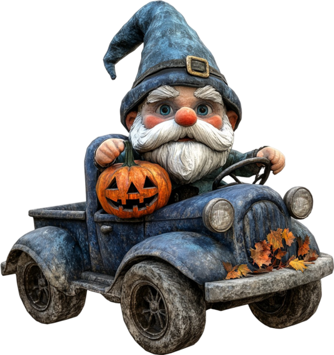 Motivtransfer 4989 Gnom Halloween Car