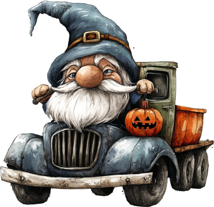 Motivtransfer 4990 Gnom Halloween Car