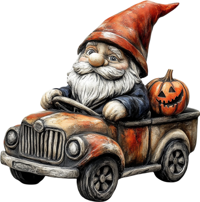 Motivtransfer 4995 Gnom Halloween Car