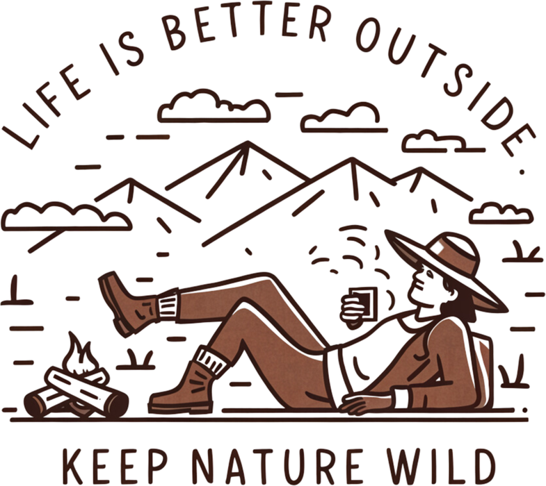 Motivtransfer 5101 Life is better outside