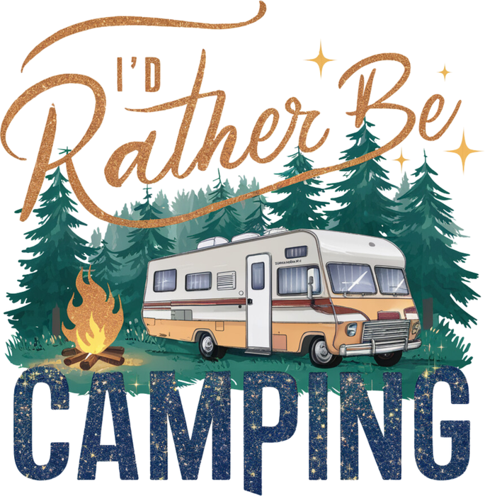 Motivtransfer 5115 Id Rather be camping