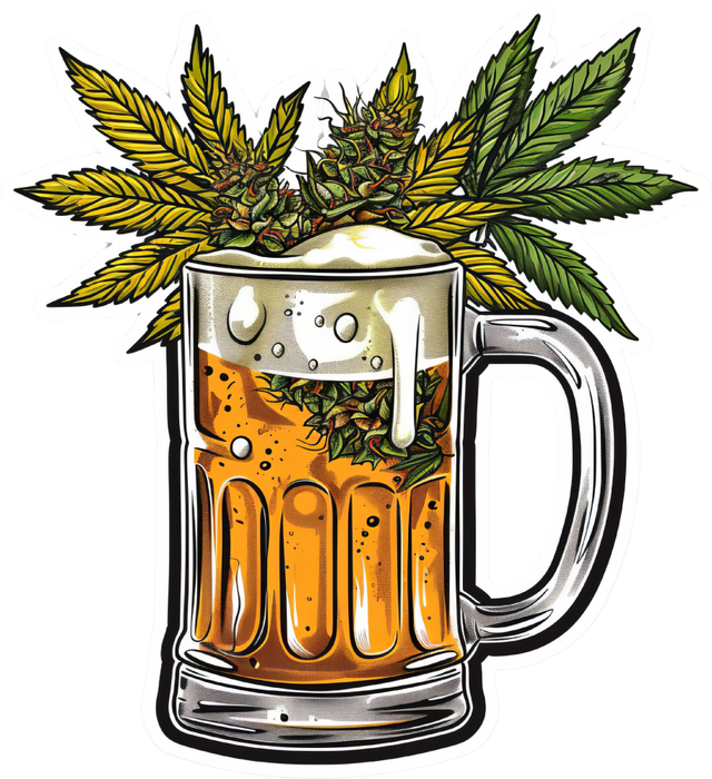 Motivtransfer 5122 Beer Stickerstyle