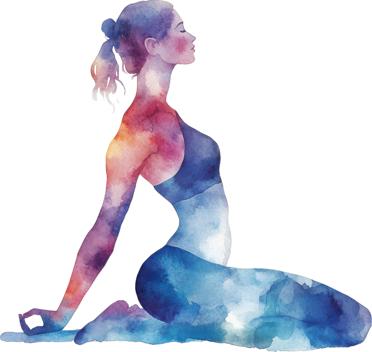 Motivtransfer 5145 Frau beim Yoga