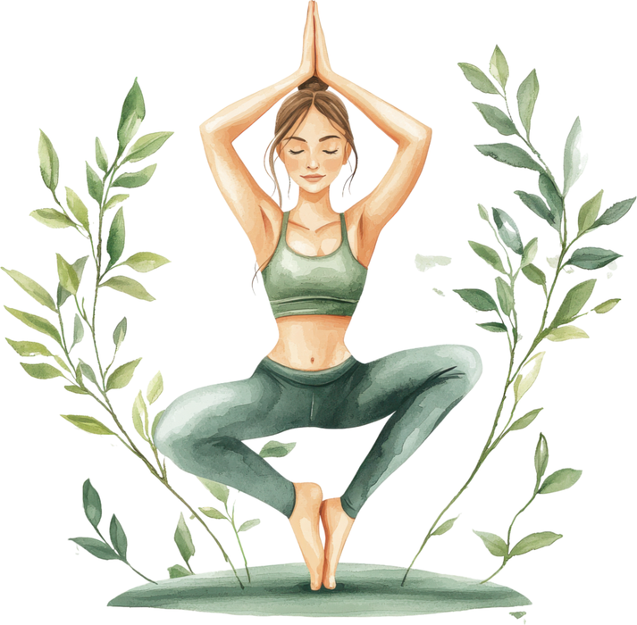 Motivtransfer 5146 Frau beim Yoga