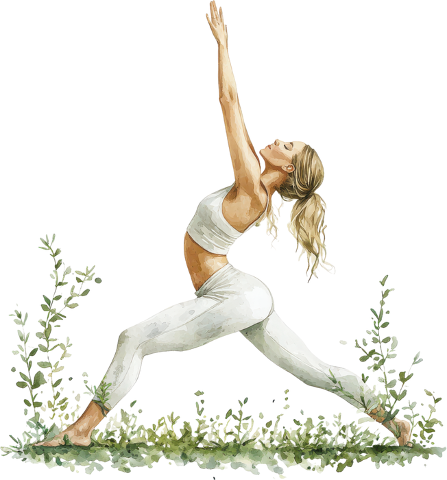 Motivtransfer 5150 Frau beim Yoga blickt nach oben