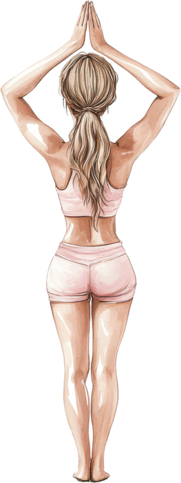 Motivtransfer 5163 Frau macht Yoga