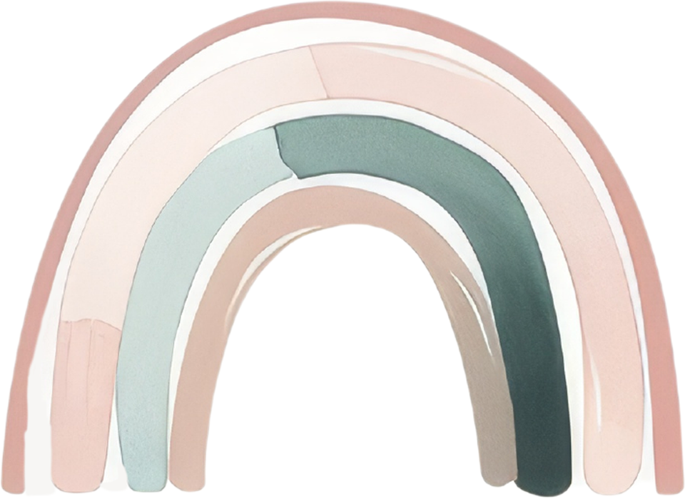 Motivtransfer 5210 Boho Pastel Regenbogen