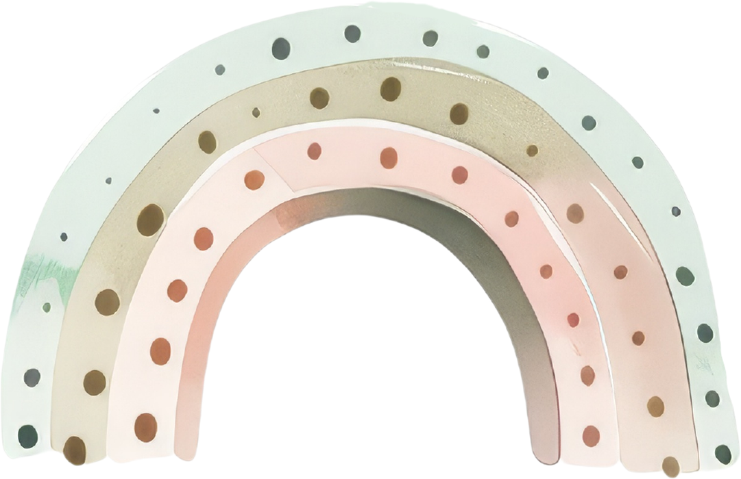 Motivtransfer 5217 Boho Pastel Regenbogen