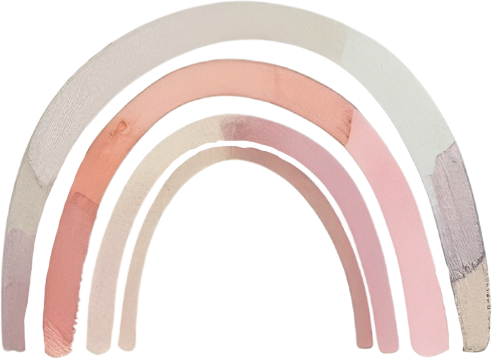 Motivtransfer 5229 Boho Pastel Regenbogen