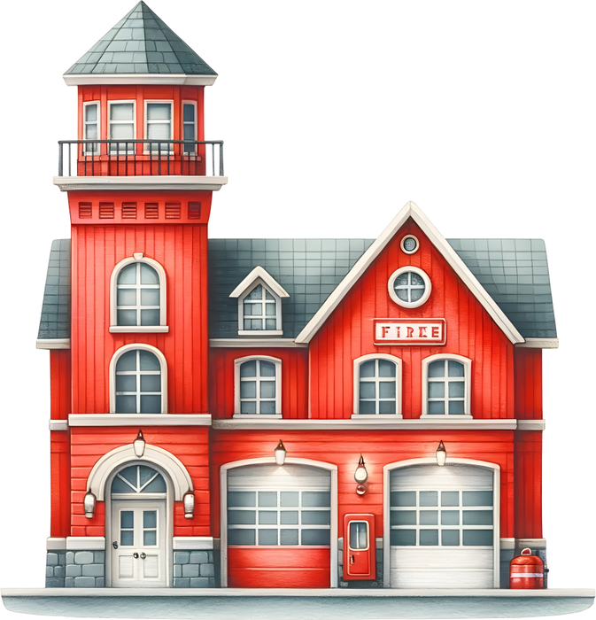 Motivtransfer 5276 Kleine Feuerwache mit Turm