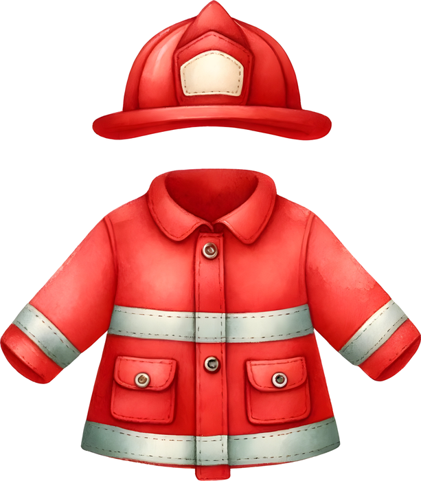 Motivtransfer 5281 Feuerwehruniform und Helm