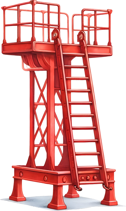 Motivtransfer 5294 Bühne mit Gestell