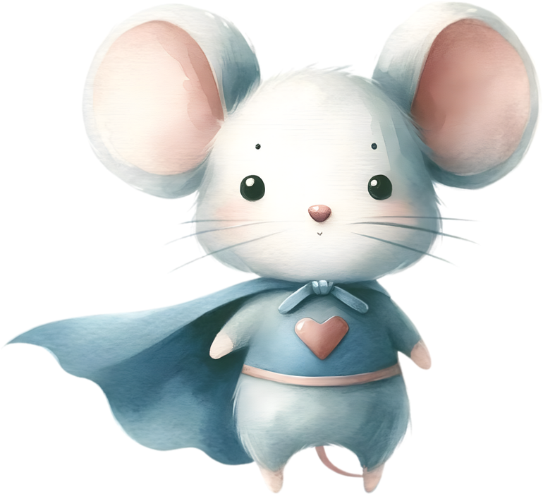 Motivtransfer 5336 Maus als Superheld
