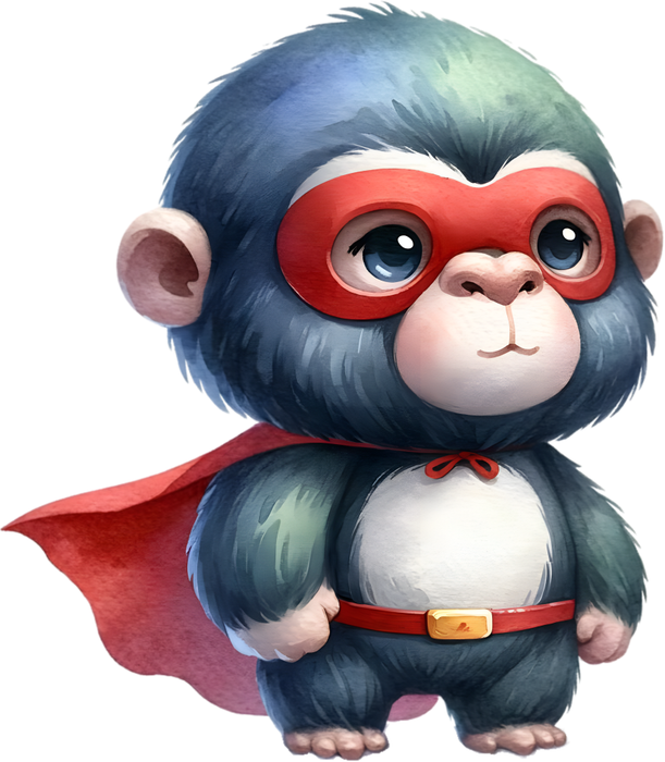 Motivtransfer 5339 Gorilla als Superheld