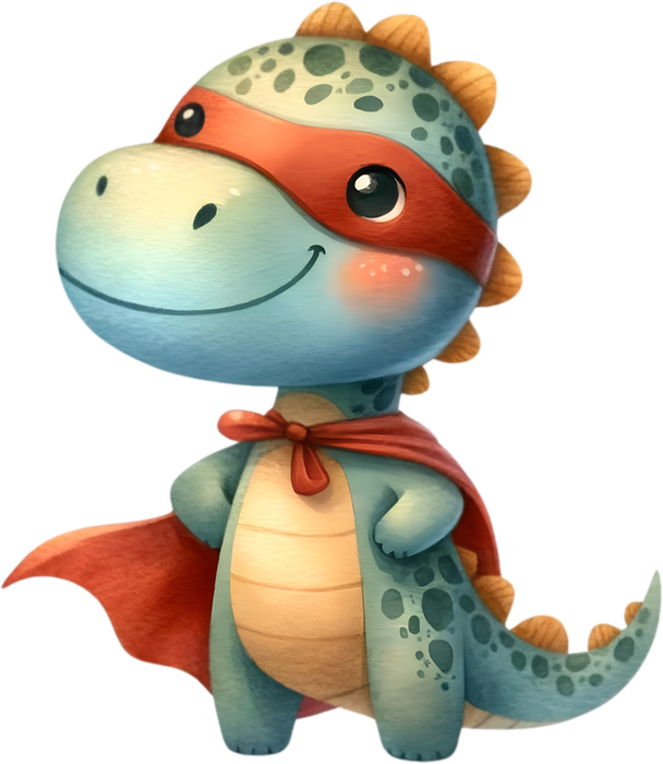Motivtransfer 5371 Dino als Superheld